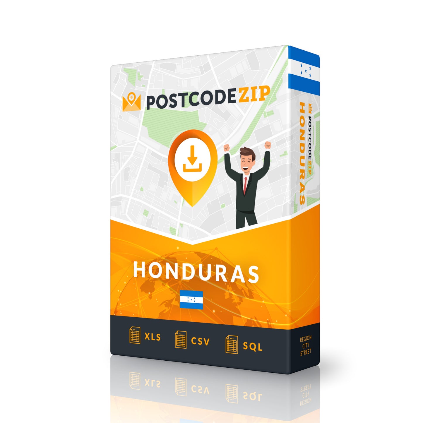 Honduras, Best file of streets, complete set