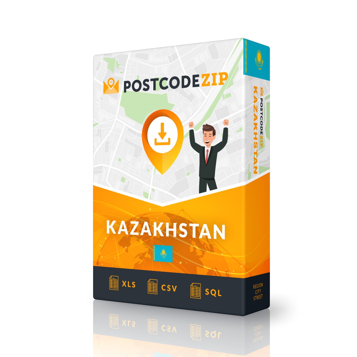 Kazakhstan, Best file of streets, complete set