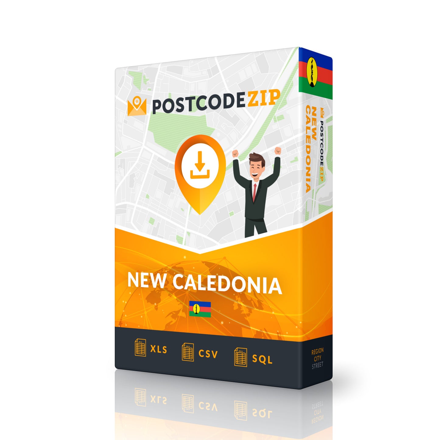 New Caledonia, Location database, best city file