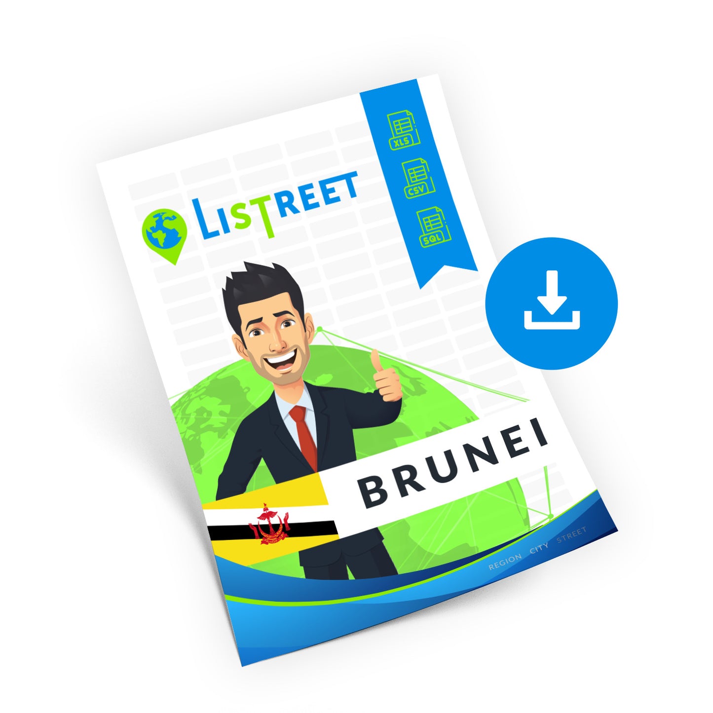 Brunei, Location database, best city file