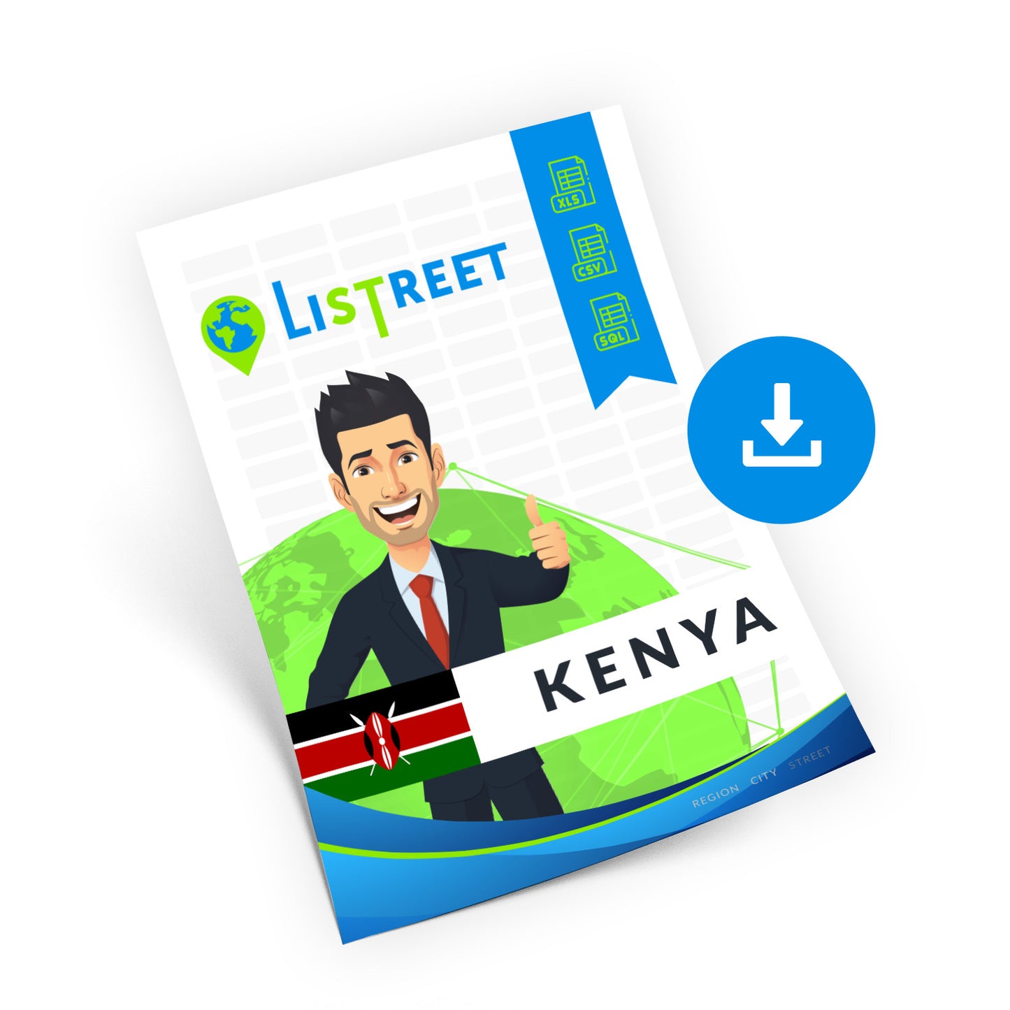 Kenya, Location database, best city file