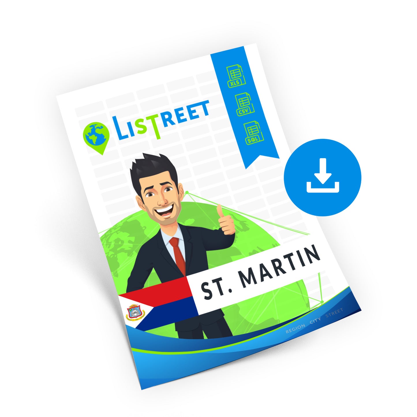 St. Martin, Location database, best city file