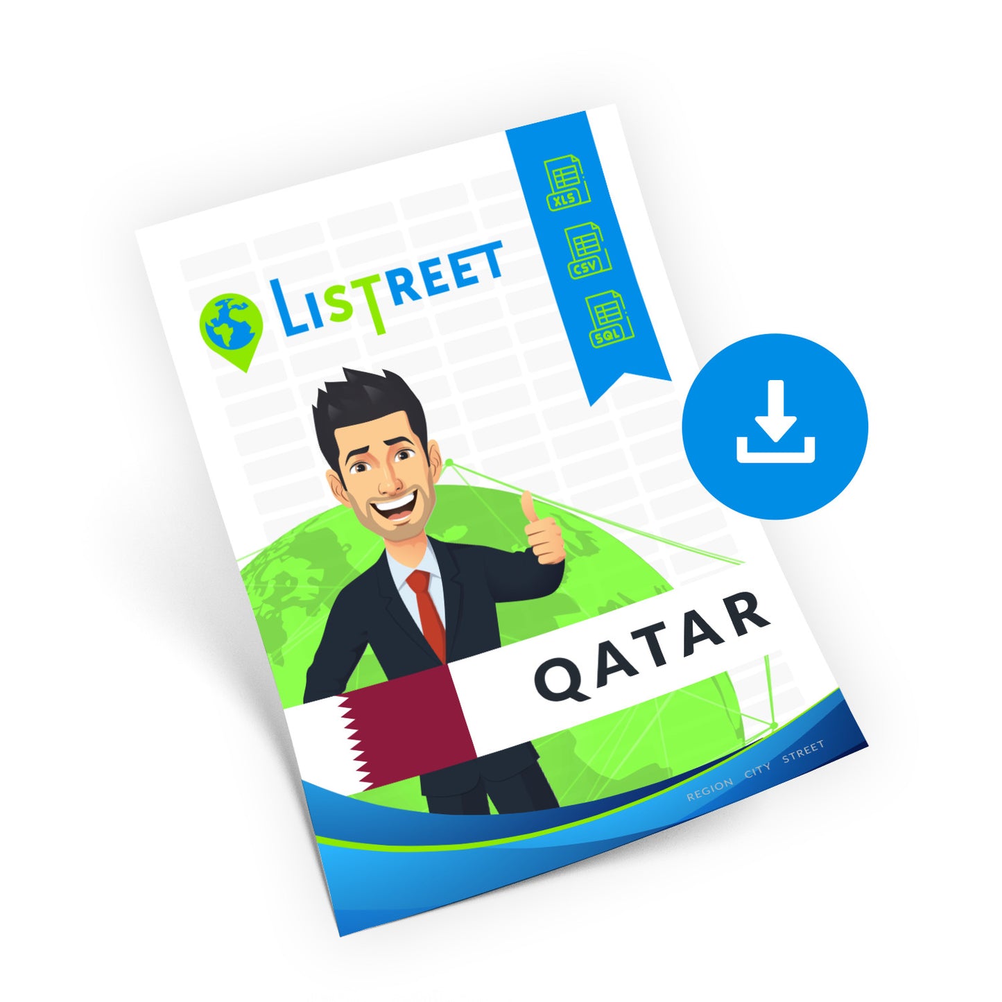 Qatar, Best file of streets, complete set