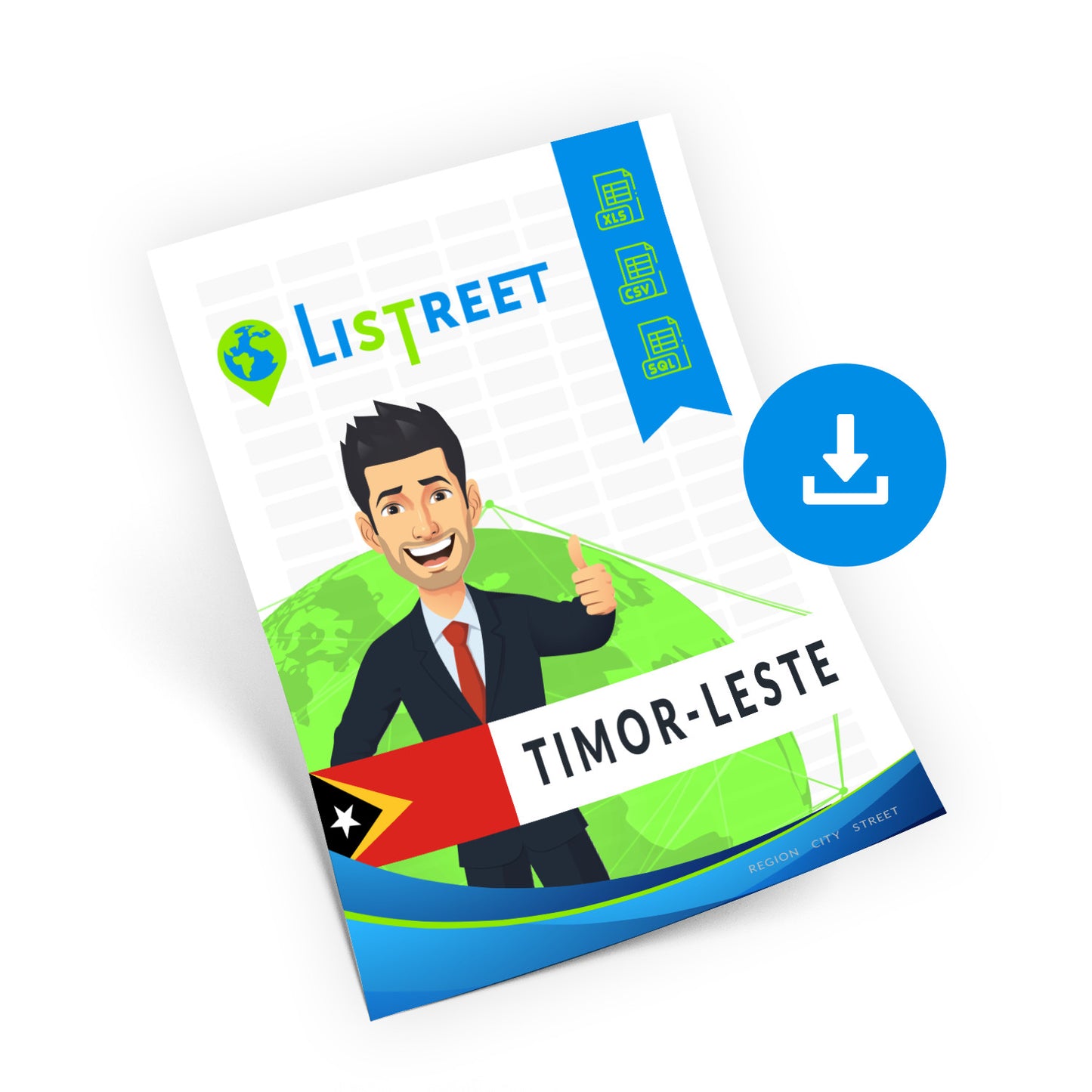 Timor-Leste, Best file of streets, complete set