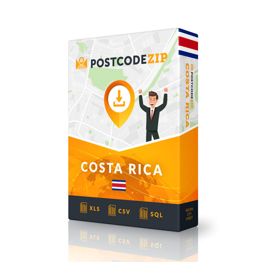 Costa Rica, Best file of streets, complete set