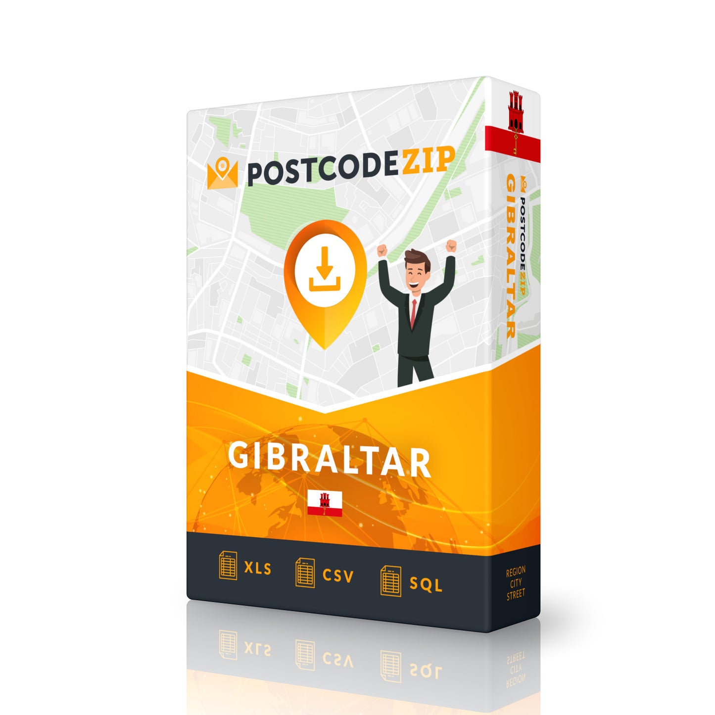 Gibraltar, Best file of streets, complete set